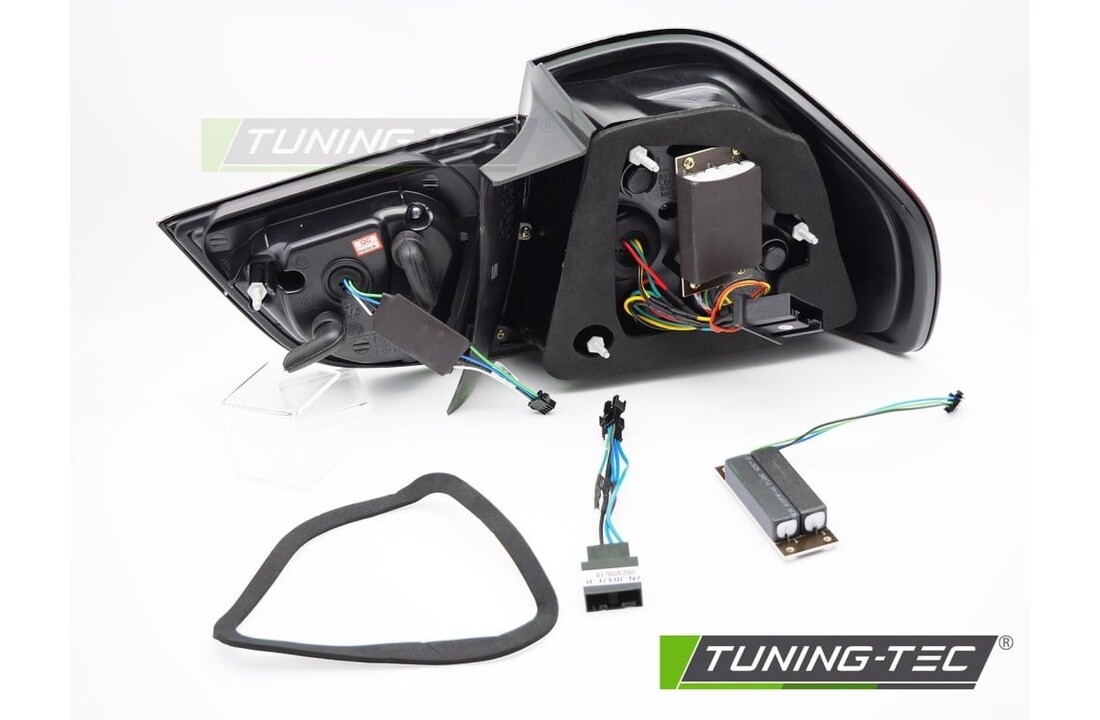 LED BAR Achterlichten Zwart Rook Dynamische Knipperlichten geschikt voor BMW E90 09-11