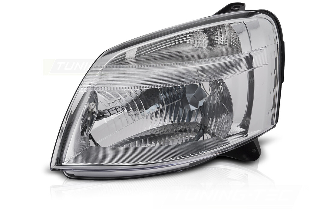 Koplamp Links Chroom TYC geschikt voor Citroen Berlingo & Peugeot Partner 02-10