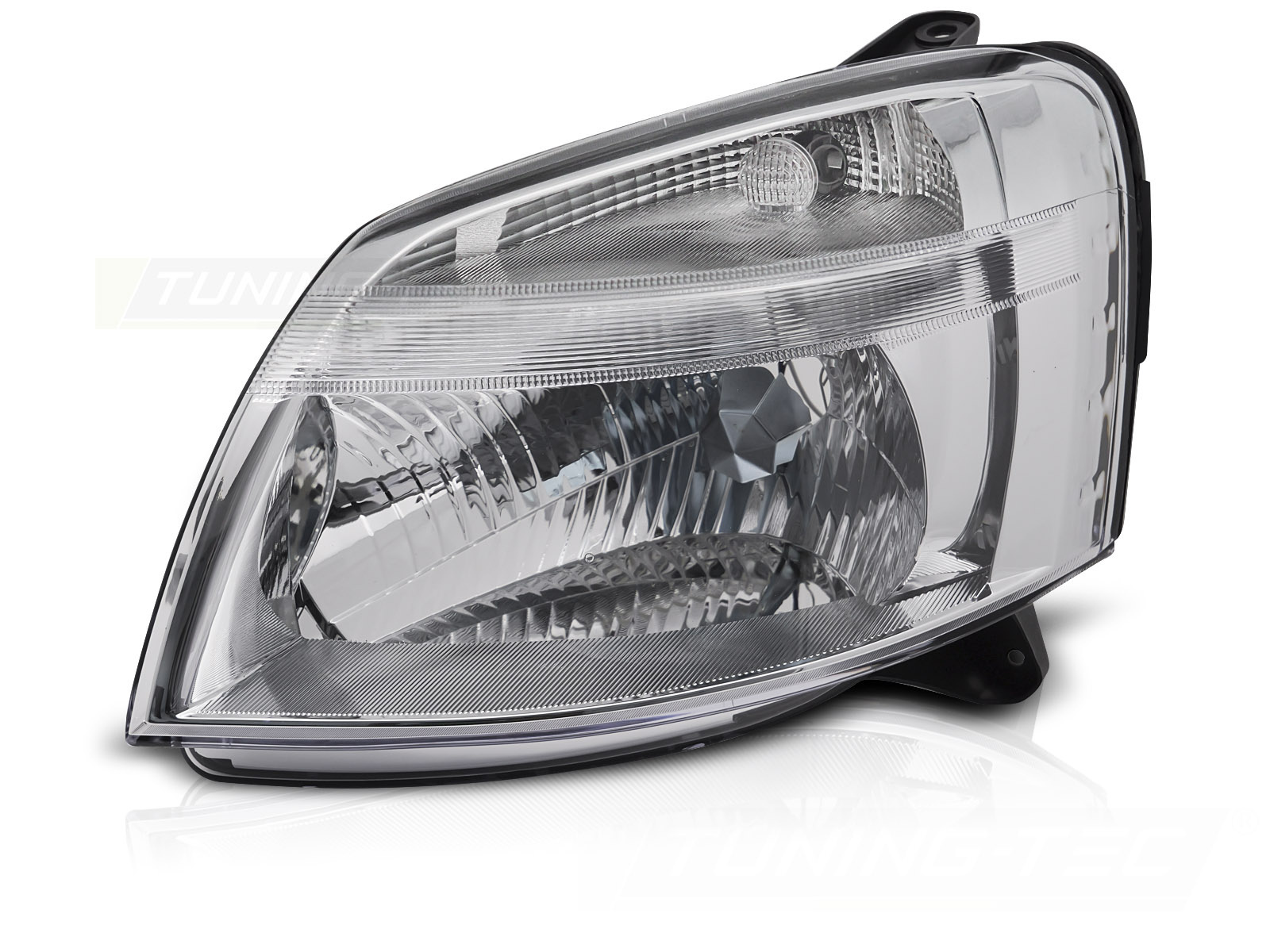 Koplamp Links Chroom TYC geschikt voor Citroen Berlingo & Peugeot Partner 02-10