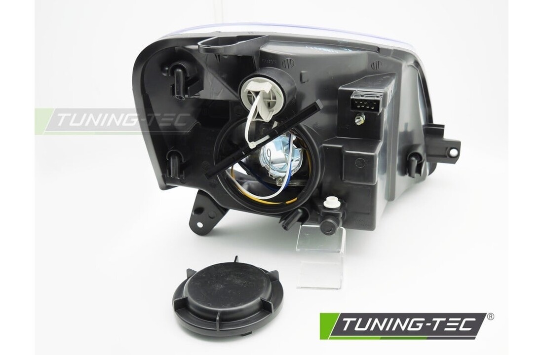 Koplamp Links Chroom TYC geschikt voor Citroen Berlingo & Peugeot Partner 02-10