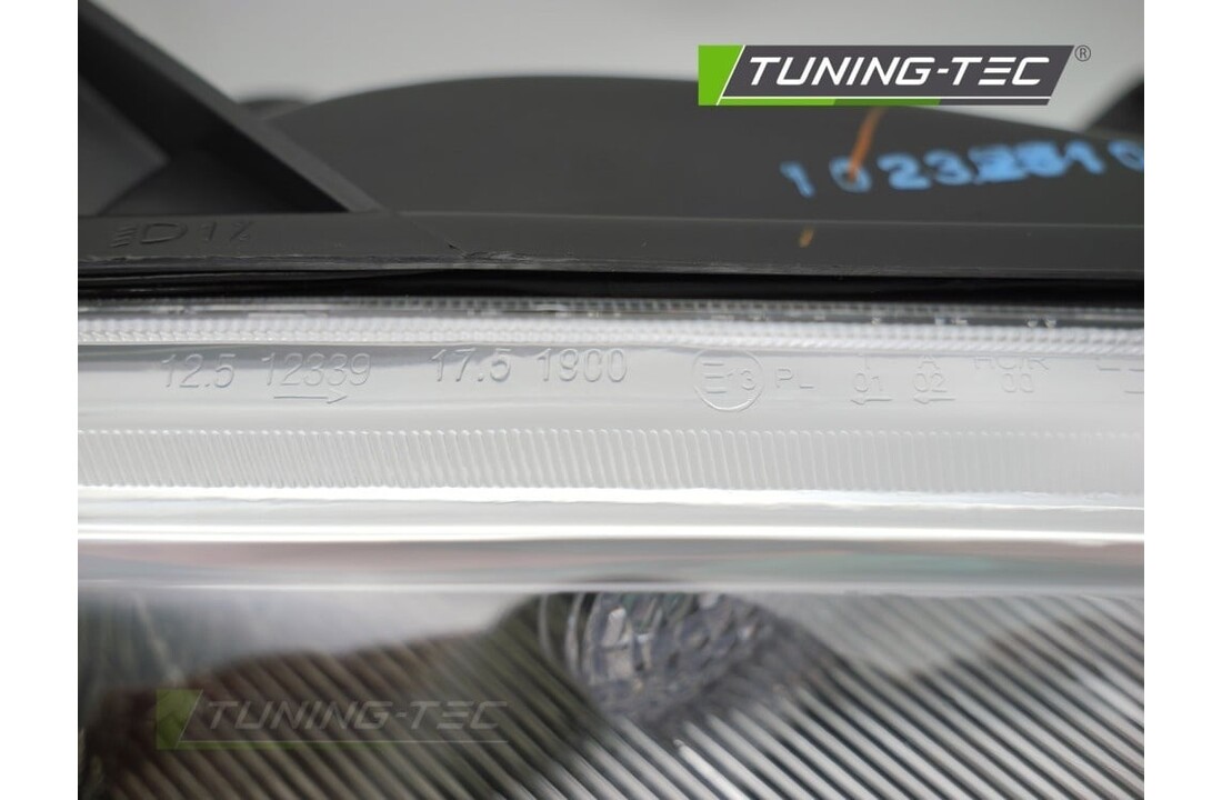 Koplamp Links Chroom TYC geschikt voor Citroen Berlingo & Peugeot Partner 02-10