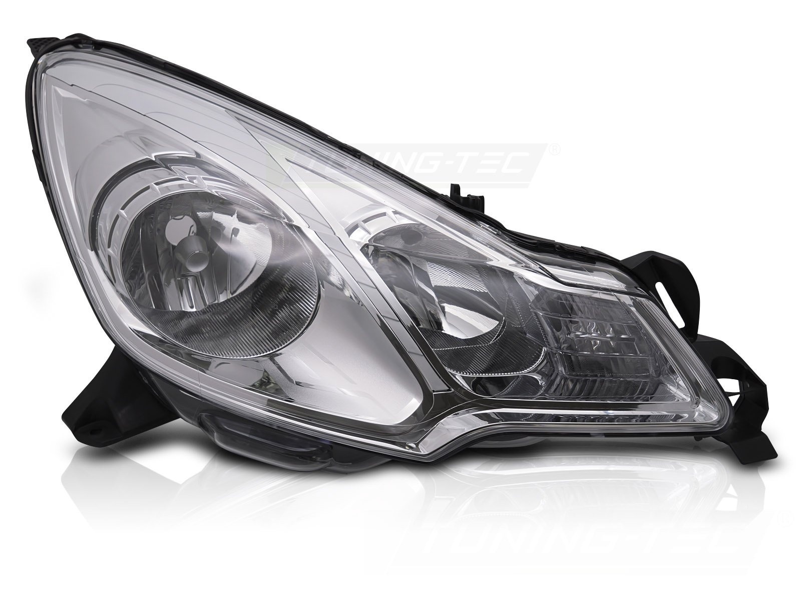 Koplamp Chroom Rechts TYC geschikt voor CITROEN C3 Hatchback 2009-2012