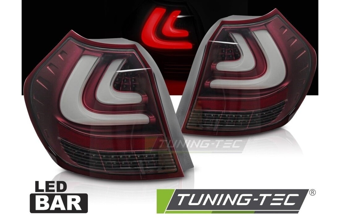 Achterlichten geschikt voor BMW E87 2004-2007 Rood LED BAR E-keurmerk