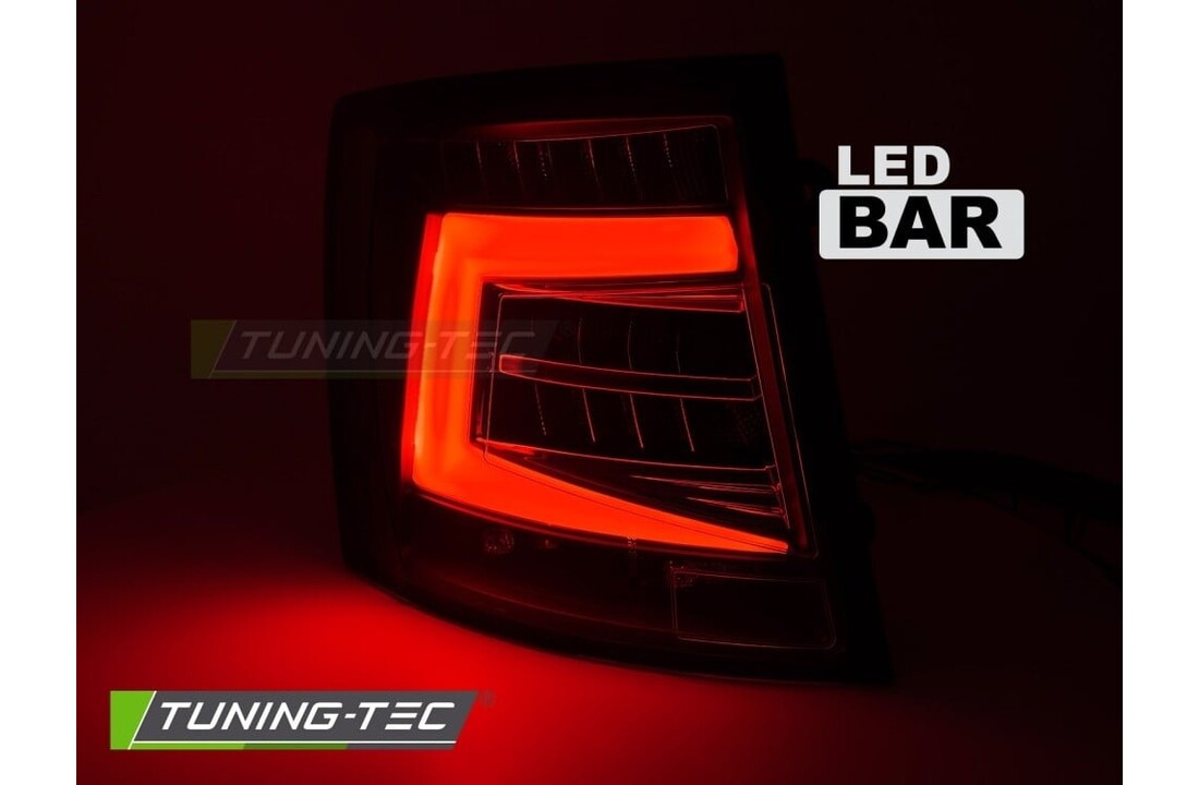 Achterlichten LED BAR Chroom geschikt voor Skoda Octavia III 12-16 Combi OEM LED