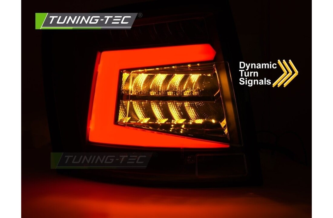 Achterlichten LED BAR Chroom geschikt voor Skoda Octavia III 12-16 Combi OEM LED