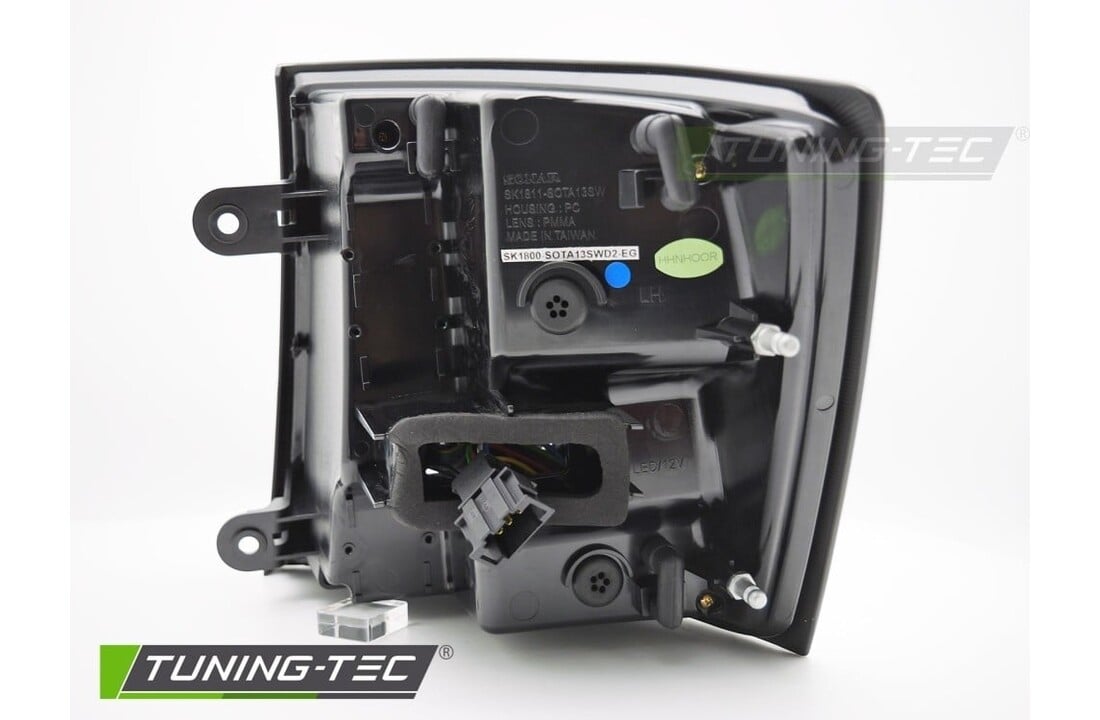 Achterlichten LED BAR Chroom geschikt voor Skoda Octavia III 12-16 Combi OEM LED