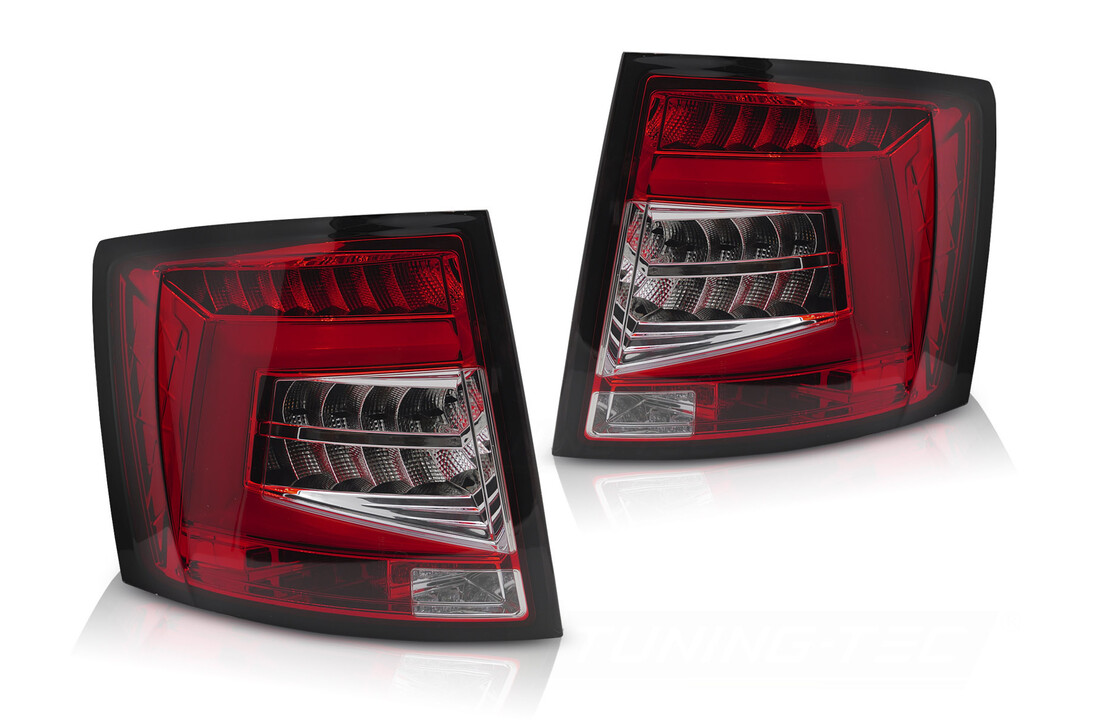 LED BAR Achterlichten Rood Wit geschikt voor Skoda Octavia III 12-16 Combi
