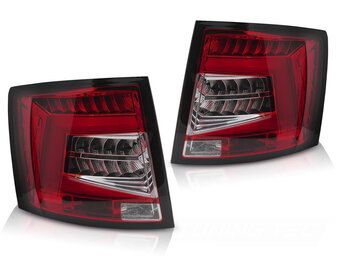 LED BAR Achterlichten Rood Wit geschikt voor Skoda Octavia III 12-16 Combi