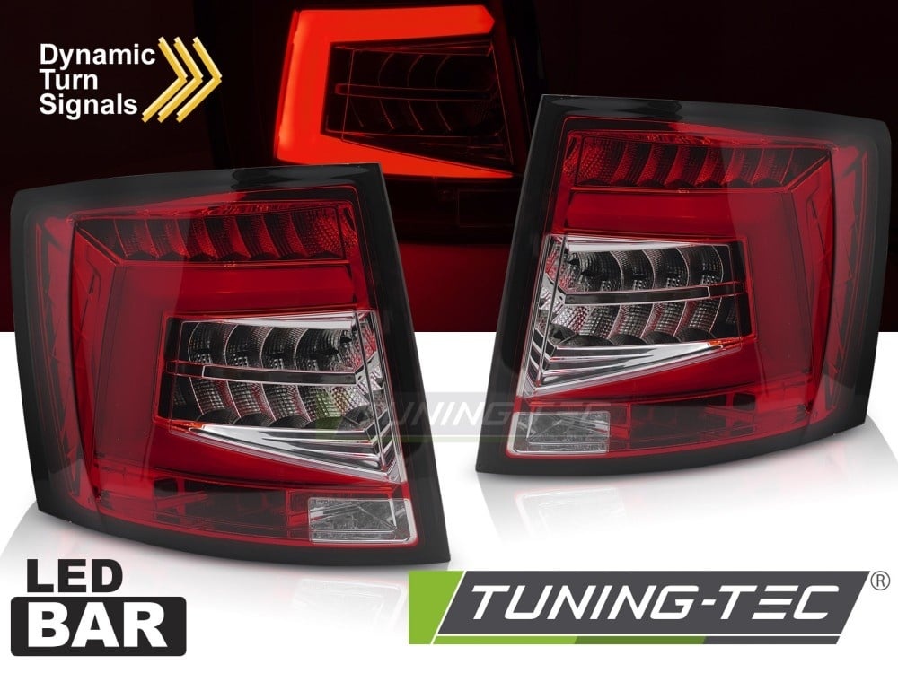 LED BAR Achterlichten Rood Wit geschikt voor Skoda Octavia III 12-16 Combi