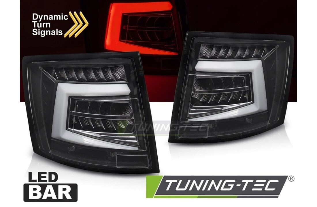 LED BAR Achterlichten Zwart geschikt voor SKODA OCTAVIA III (12-20) Combi