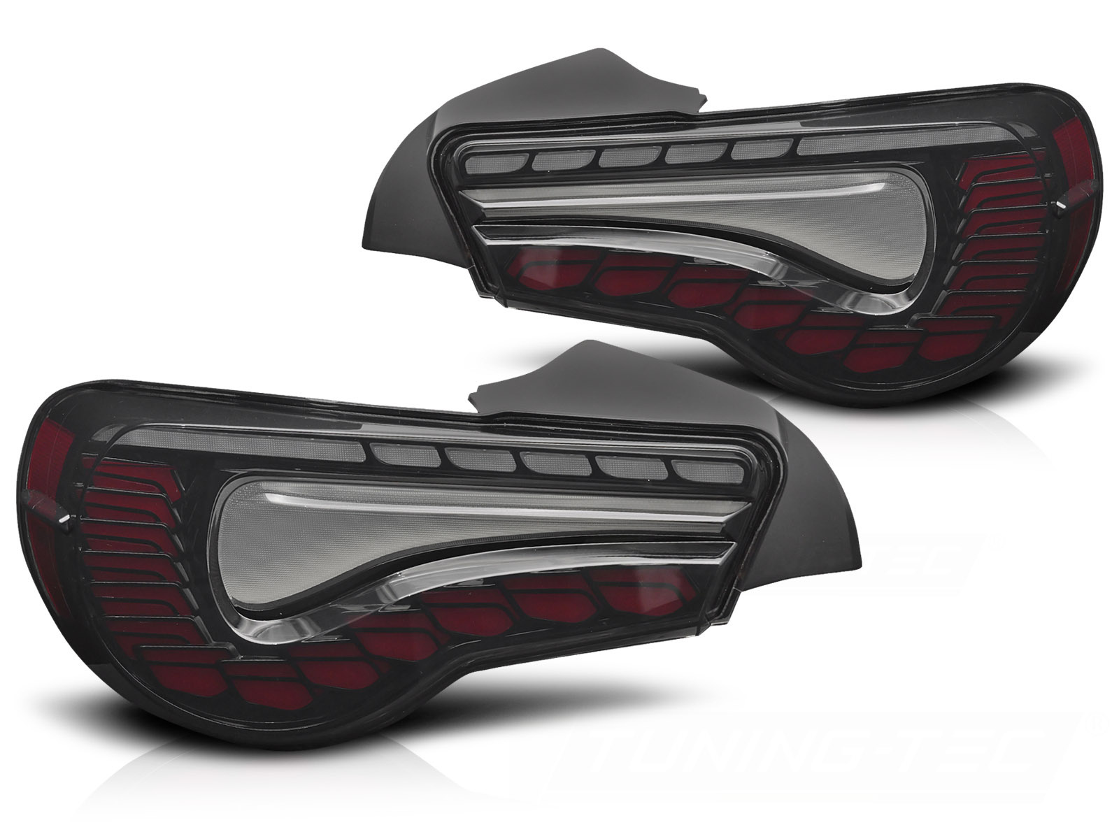 Achterlichten geschikt voor Toyota GT86 2012-2021 OLED Smoke met Dynamisch Knipperlicht