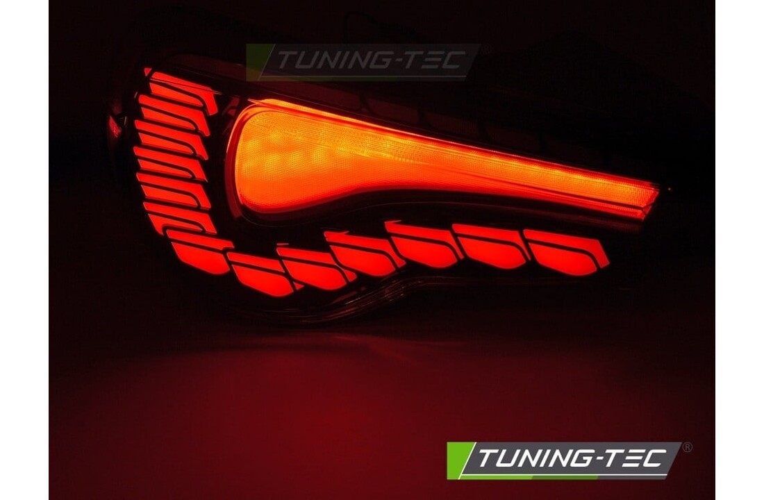 Achterlichten geschikt voor Toyota GT86 2012-2021 OLED Smoke met Dynamisch Knipperlicht