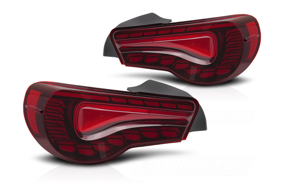 Achterlichten geschikt voor Toyota GT86 12-21 OLED Rood Dynamische Knipperlichten