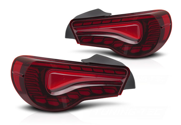 Achterlichten geschikt voor Toyota GT86 12-21 OLED Rood Dynamische Knipperlichten