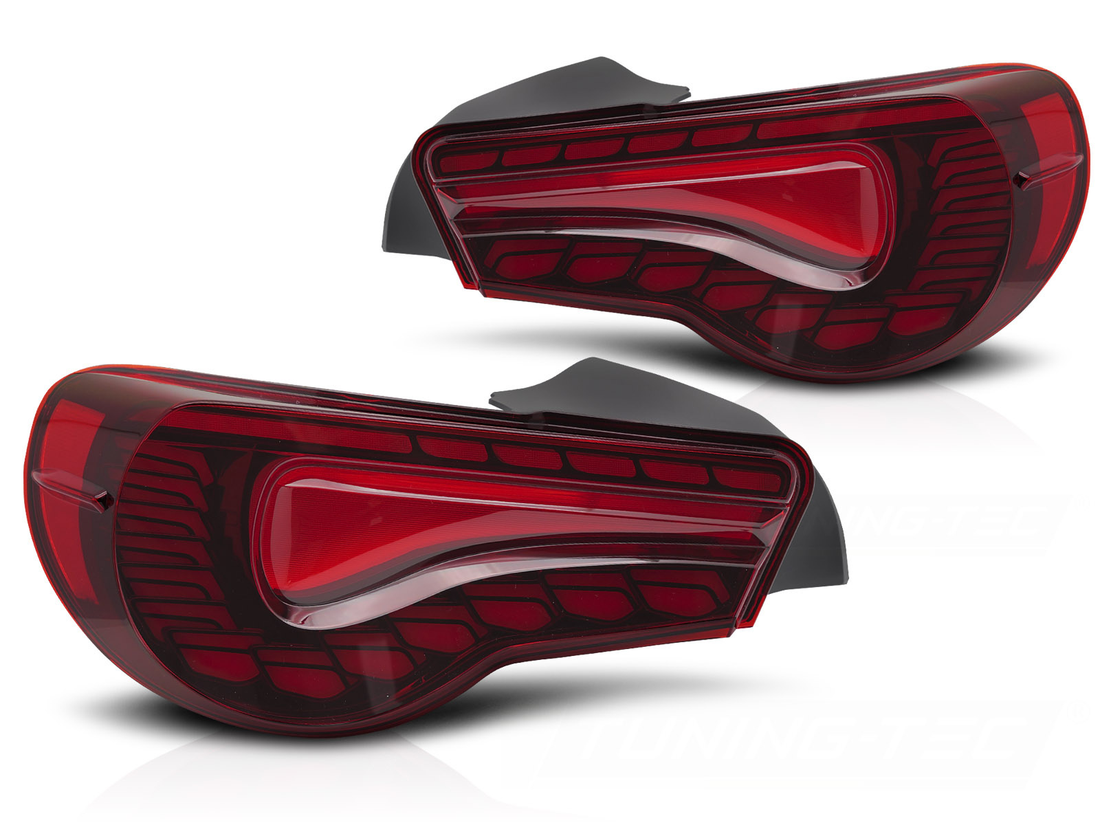 Achterlichten geschikt voor Toyota GT86 12-21 OLED Rood Dynamische Knipperlichten