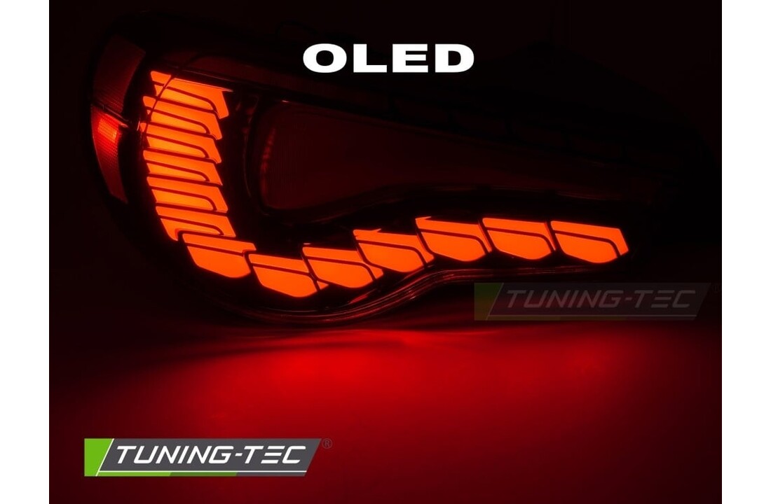 Achterlichten geschikt voor Toyota GT86 12-21 OLED Rood Dynamische Knipperlichten