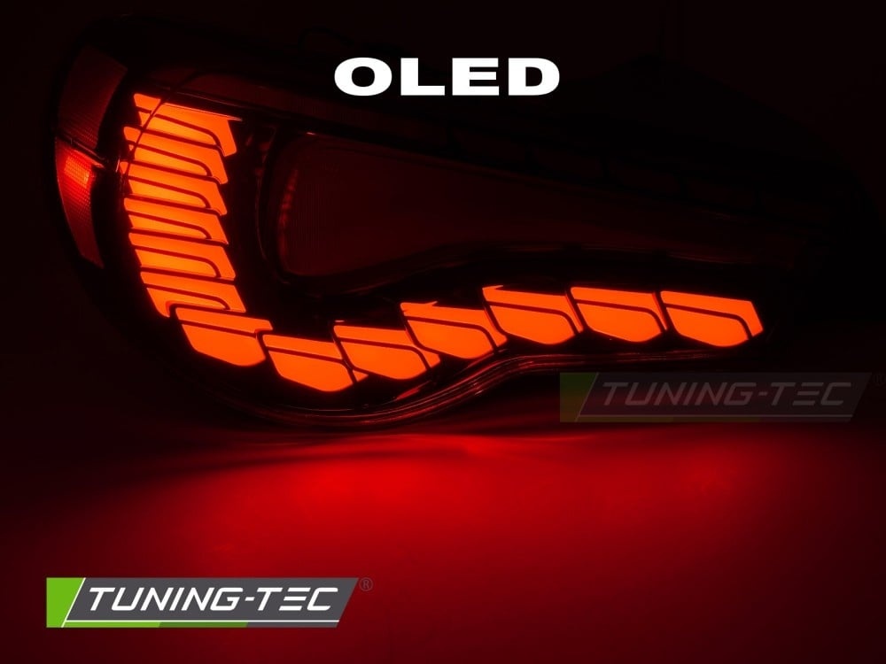 Achterlichten geschikt voor Toyota GT86 12-21 OLED Rood Dynamische Knipperlichten