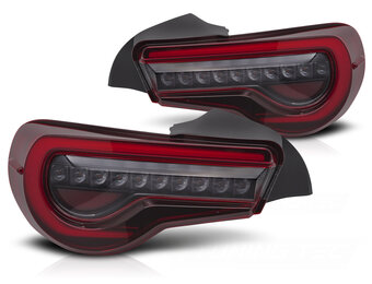 Achterlichten LED BAR Rood geschikt voor Toyota GT86 2012-2021