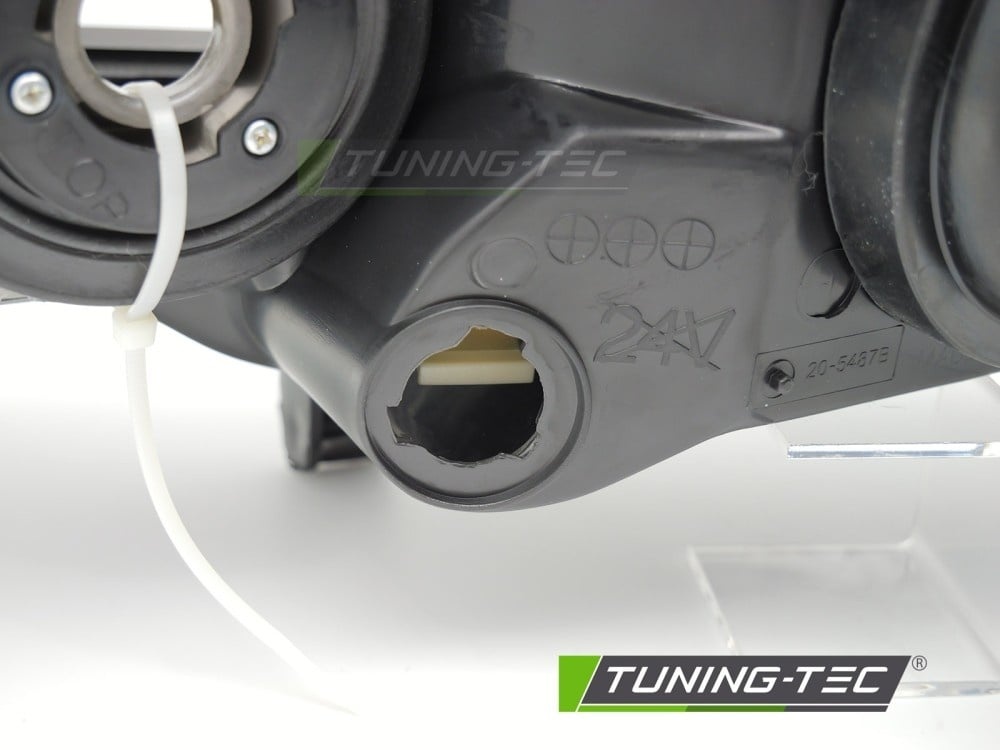 Koplamp zwart links TYC geschikt voor Opel Astra G (97-04)