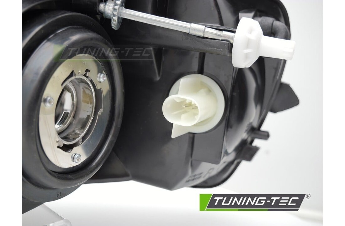 Koplamp zwart links TYC geschikt voor Opel Astra G (97-04)