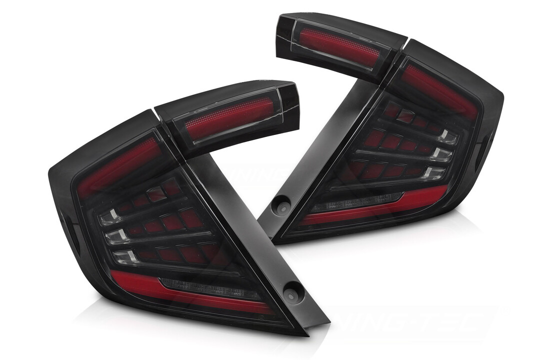 Achterlichten LED Smoke geschikt voor Honda Civic X Hatchback (2016-2021)