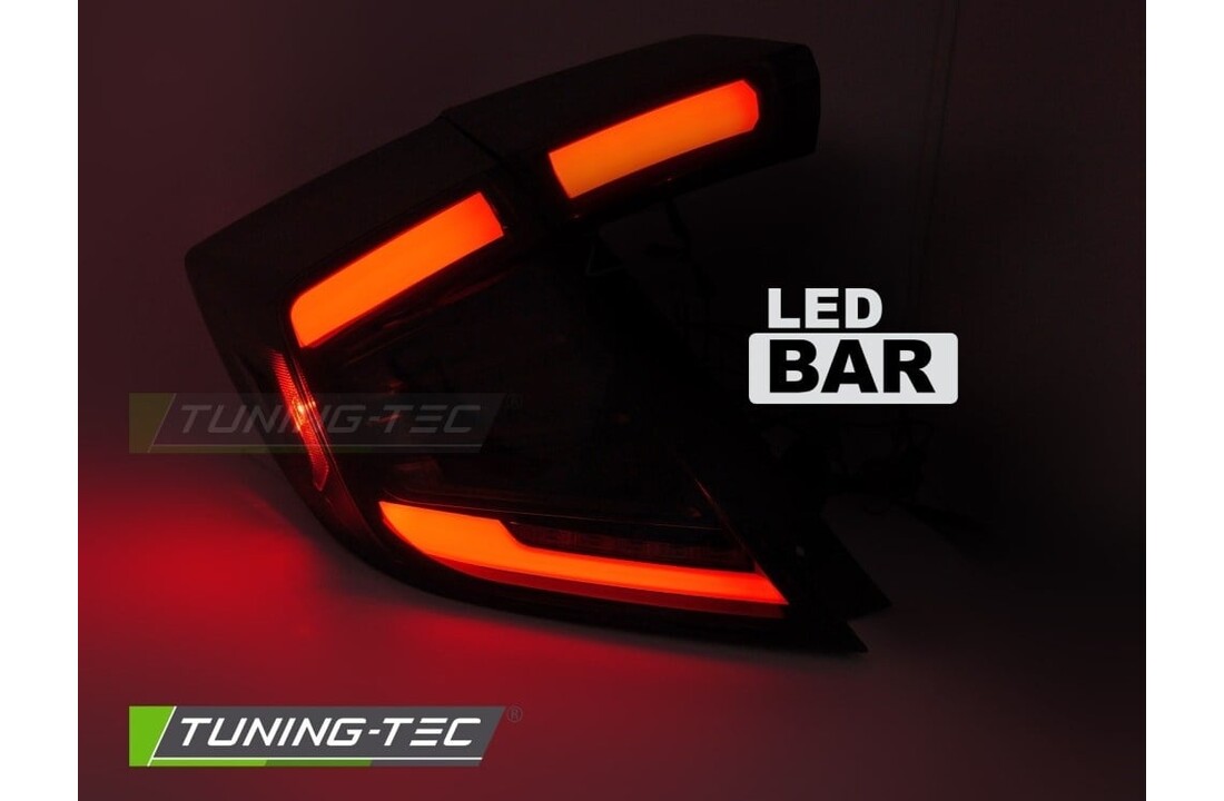 Achterlichten LED Smoke geschikt voor Honda Civic X Hatchback (2016-2021)