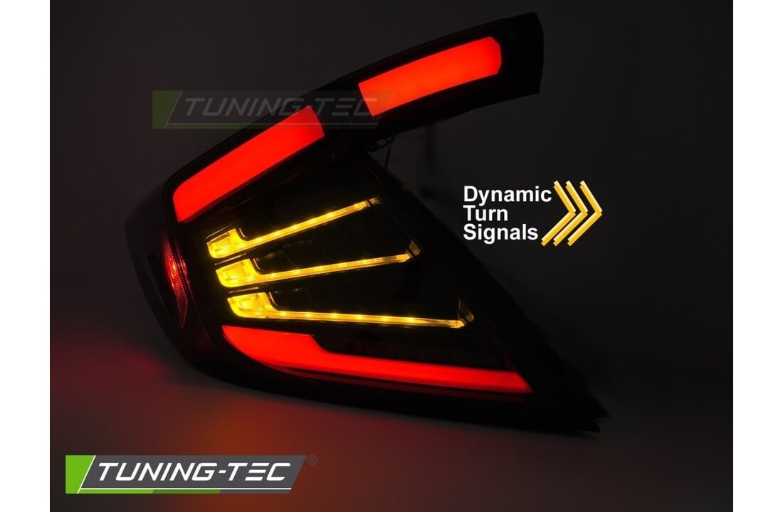 Achterlichten LED Smoke geschikt voor Honda Civic X Hatchback (2016-2021)