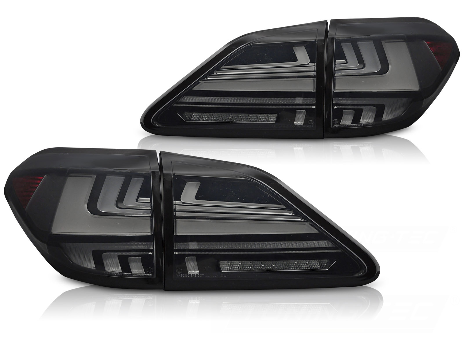 Achterlichten LED Smoked met Dynamisch Knipperlicht Lexus RX III 350 09-12