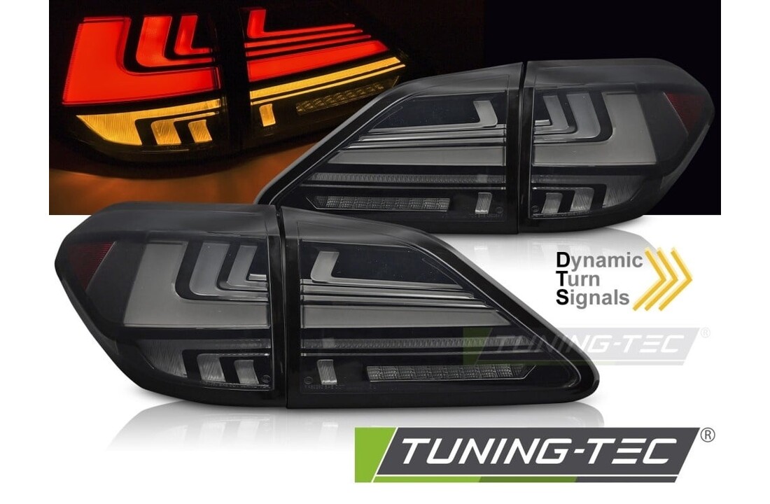 Achterlichten LED Smoked met Dynamisch Knipperlicht Lexus RX III 350 09-12