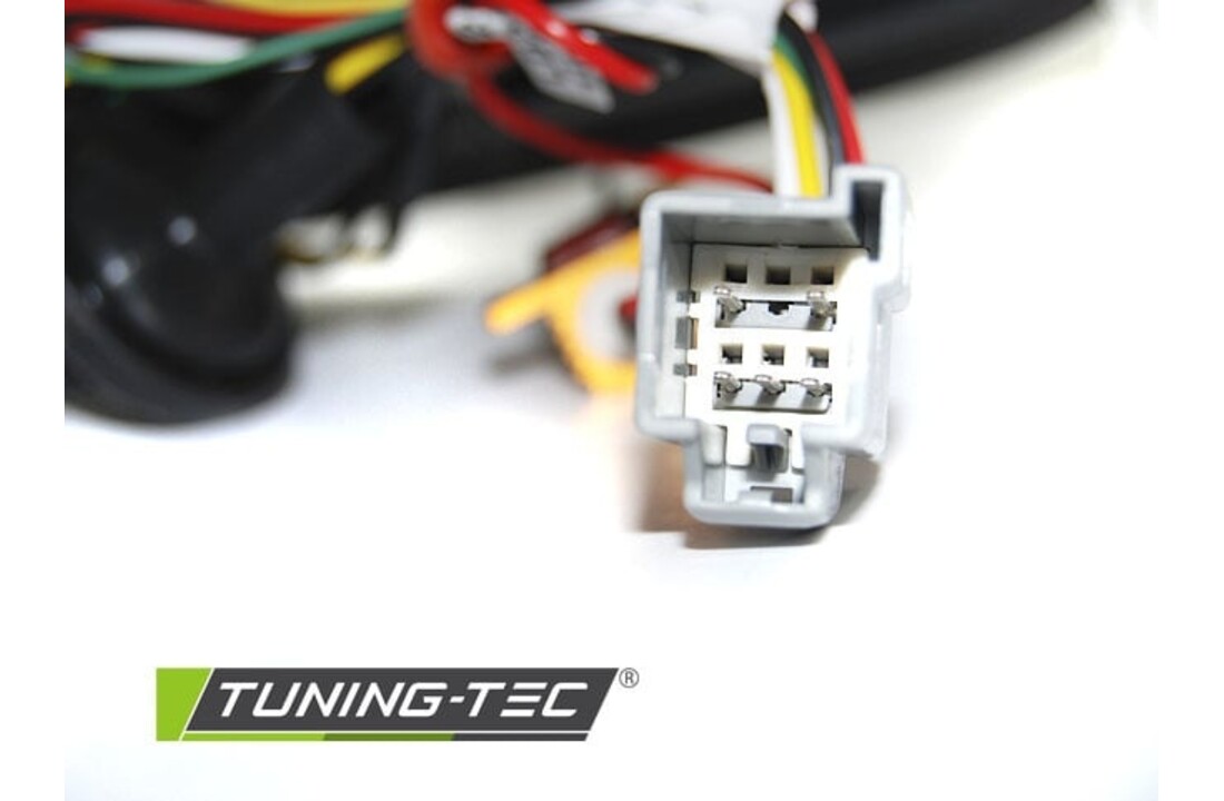 Achterlichten geschikt voor Ford Fiesta MK7 12-16 HB rood smoke LED strip