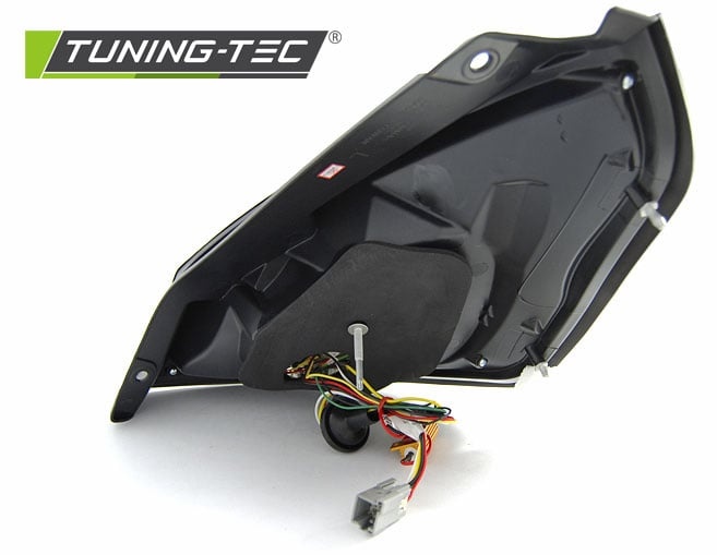 Achterlichten geschikt voor Ford Fiesta MK7 12-16 HB rood smoke LED strip