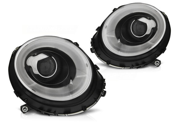 Koplampen met parkeerlicht geschikt voor BMW MINI (Cooper) 06-14 zwart