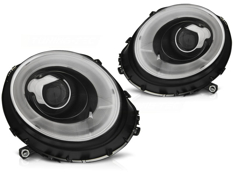 Koplampen met parkeerlicht geschikt voor BMW MINI (Cooper) 06-14 zwart