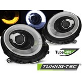 Koplampen met parkeerlicht geschikt voor BMW MINI (Cooper) 06-14 zwart