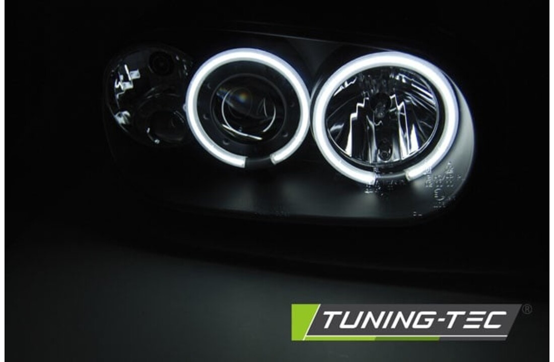 Koplampen geschikt voor VW Golf 4 09 97-09 03 Angel Eyes CCFL zwart