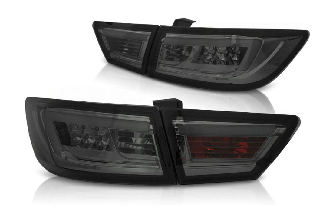 Achterlichten geschikt voor Renault Clio IV 13-16 hatchback LED strip smoke