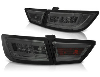 Achterlichten geschikt voor Renault Clio IV 13-16 hatchback LED strip smoke