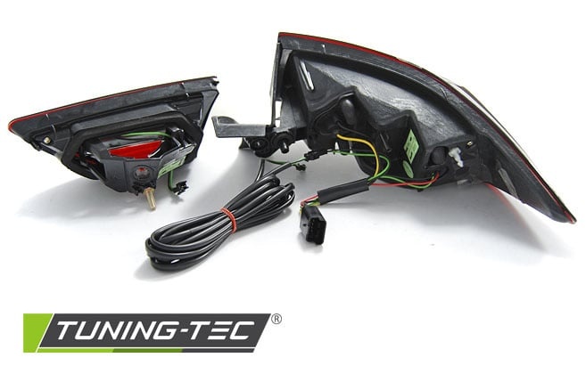 Achterlichten geschikt voor Renault Clio IV 13-16 hatchback LED strip smoke