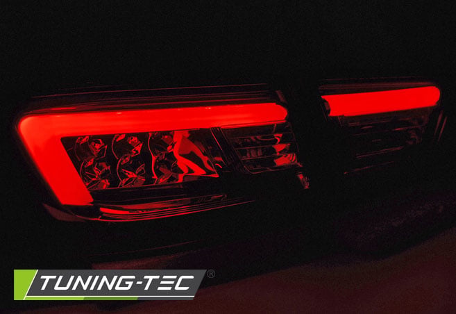 Achterlichten geschikt voor Renault Clio IV 13-16 hatchback LED strip smoke