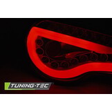 Achterlichten geschikt voor Toyota GT86 12-16 LED strip zwart seq