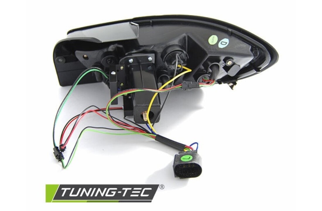 Achterlichten geschikt voor Seat Ibiza 6J 3D 06 08-12 rood smoke LED strip