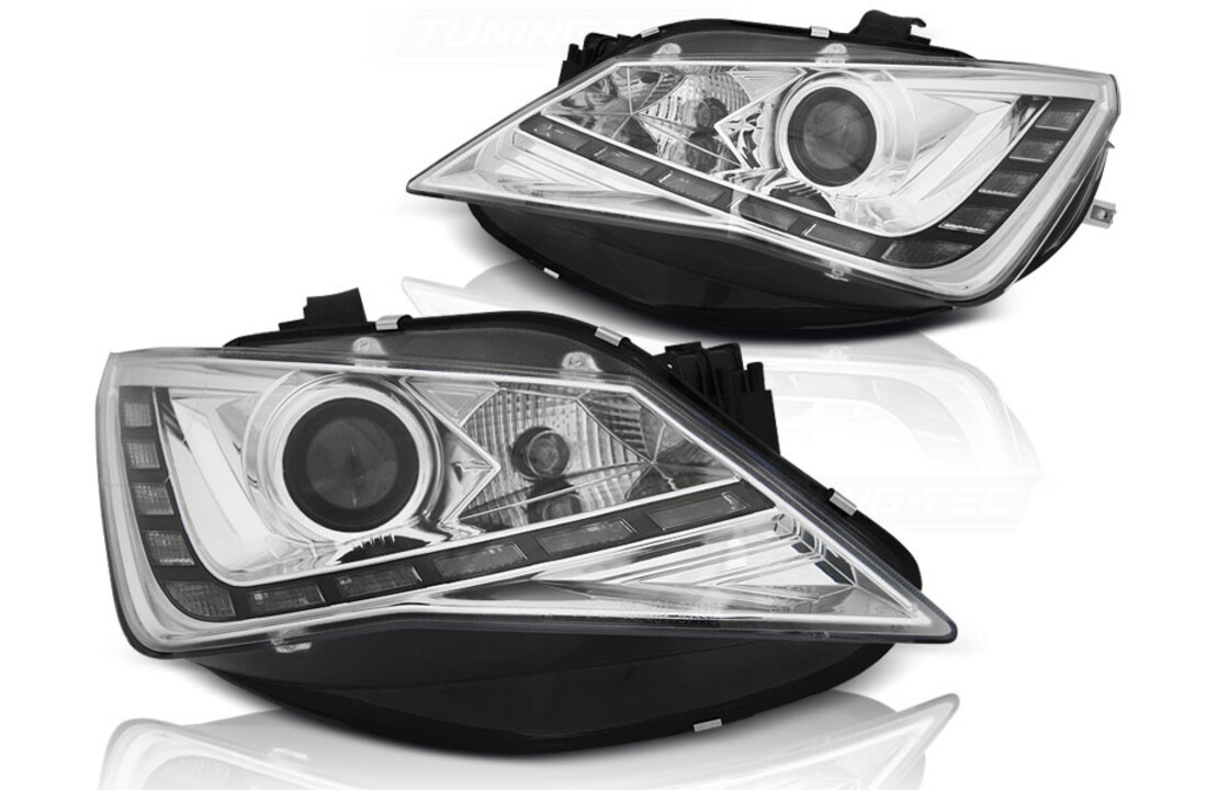 Koplampen dagrijlicht geschikt voor Seat Ibiza 6J 12-15 Tru DRL chroom