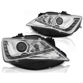 Koplampen dagrijlicht geschikt voor Seat Ibiza 6J 12-15 Tru DRL chroom