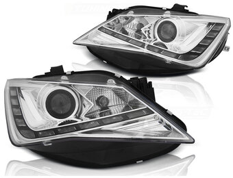 Koplampen dagrijlicht geschikt voor Seat Ibiza 6J 12-15 Tru DRL chroom