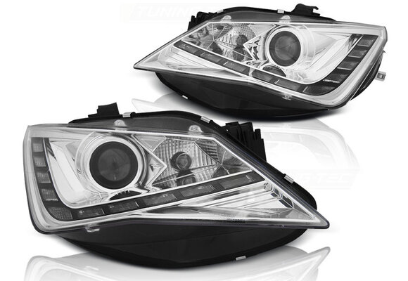 Koplampen dagrijlicht geschikt voor Seat Ibiza 6J 12-15 Tru DRL chroom