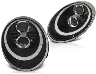 Koplampen Xenon geschikt voor Porsche 911 (997) 04-09 zwart HID