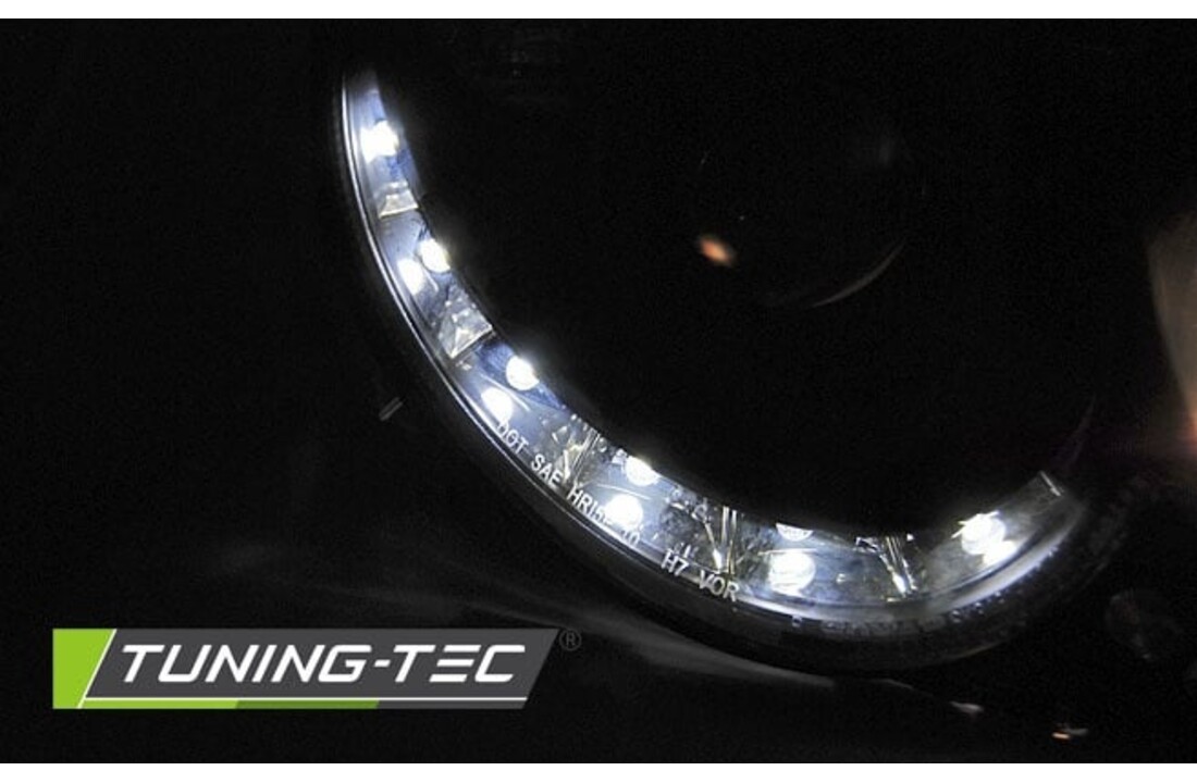 Koplampen met parkeerlicht geschikt voor Mercedes CLK W209 03-10 zwart