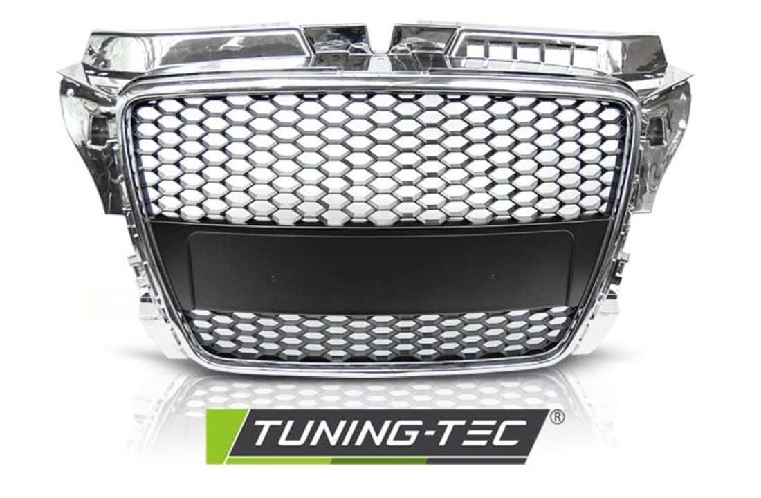 Grill AUDI A3 (8P) RS-STIJL 04 08-07 12 CHROOM