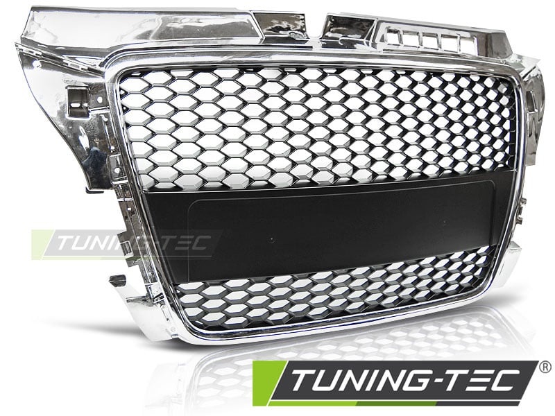 Grill geschikt voor AUDI A3 (8P) RS-STIJL 04 08-07 12 CHROOM