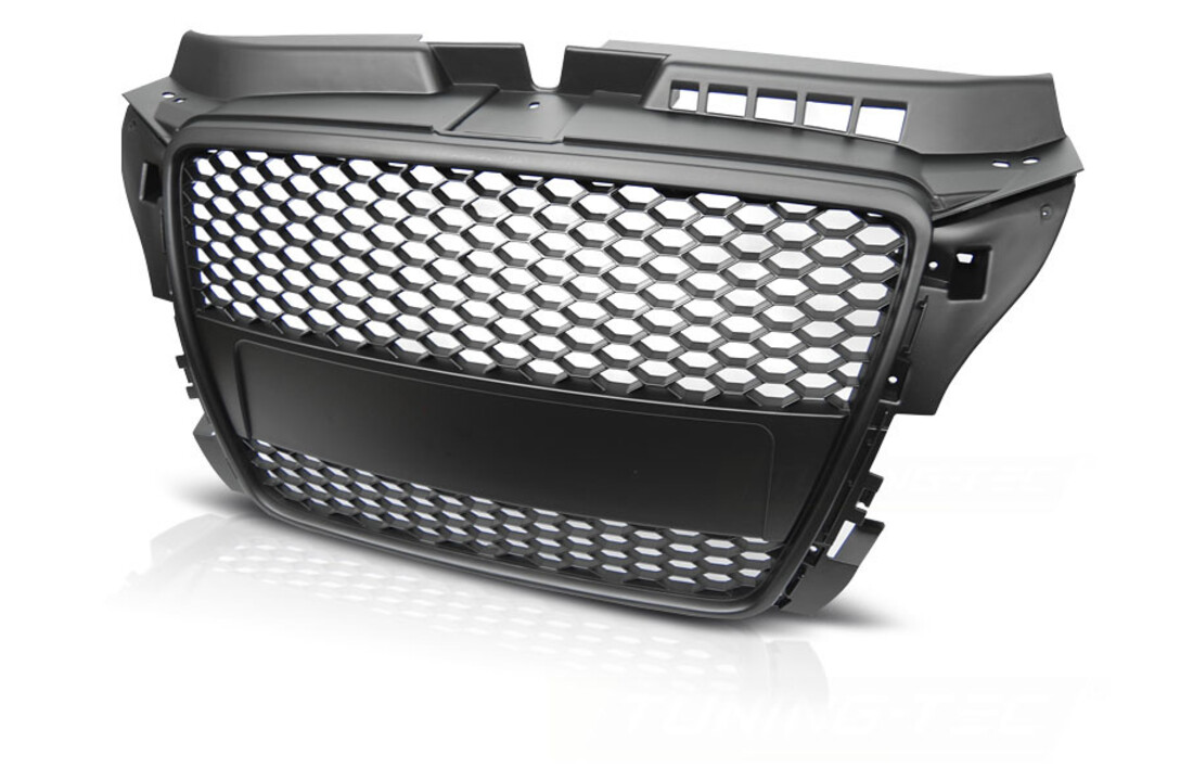 Grill AUDI A3 (8P) RS-STIJL 04 08-07 12 MAT ZWART